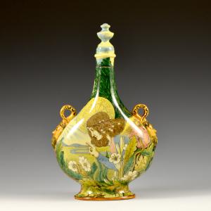 Garrafa com anjo em estilo Botticelli - Manufatura Ginori, 1900